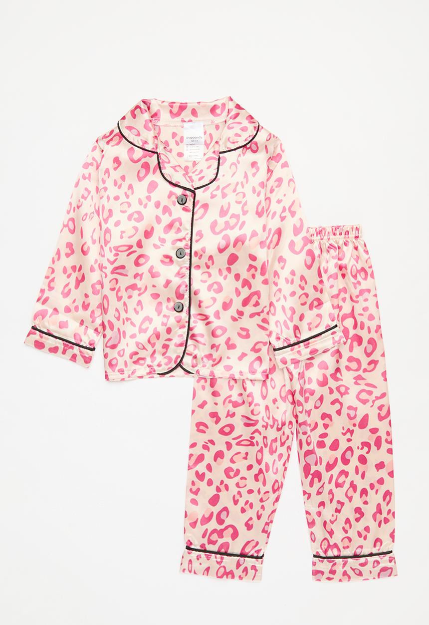 Pop Candy - Contrast piping pj set - pink