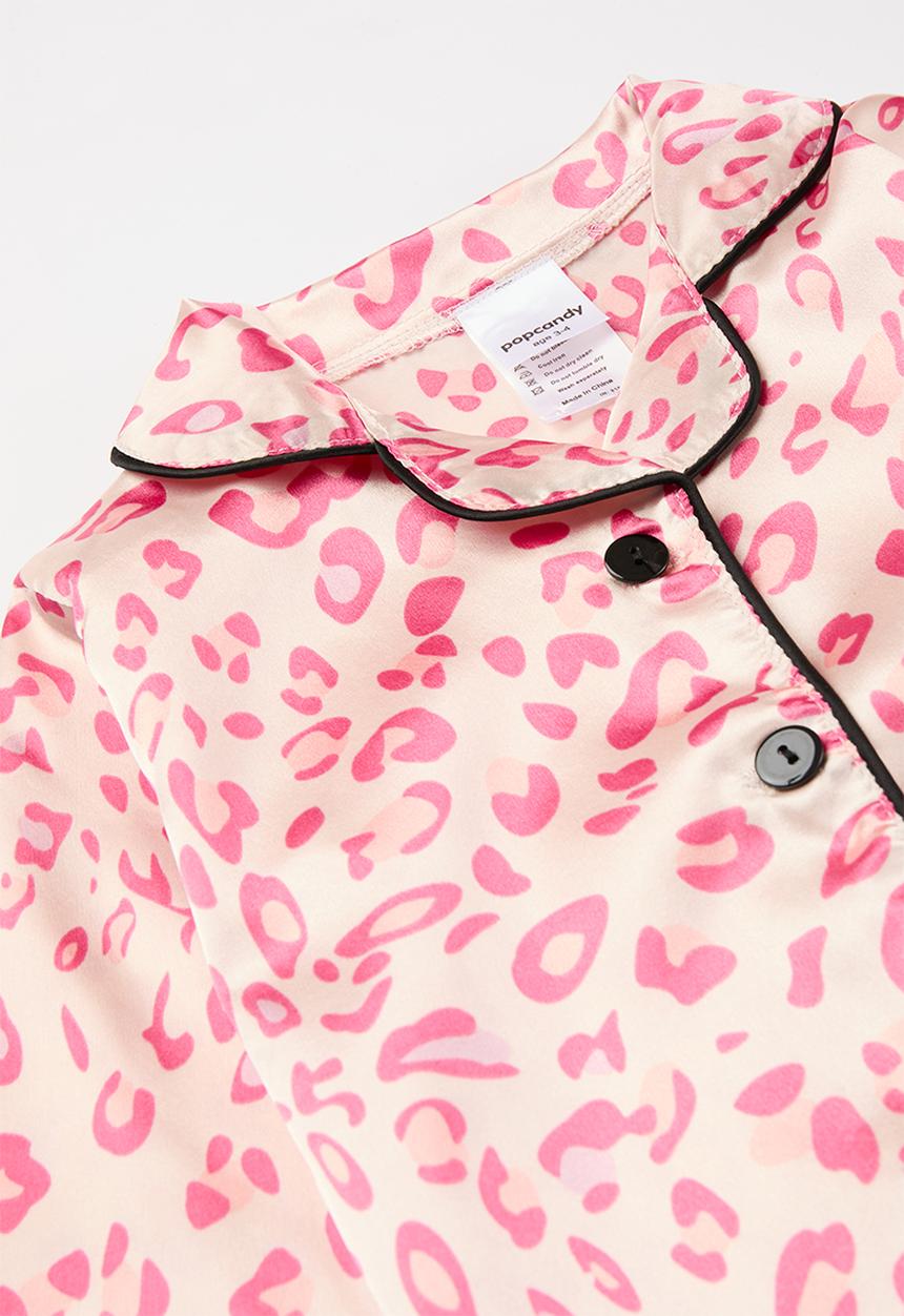 Pop Candy - Contrast piping pj set - pink
