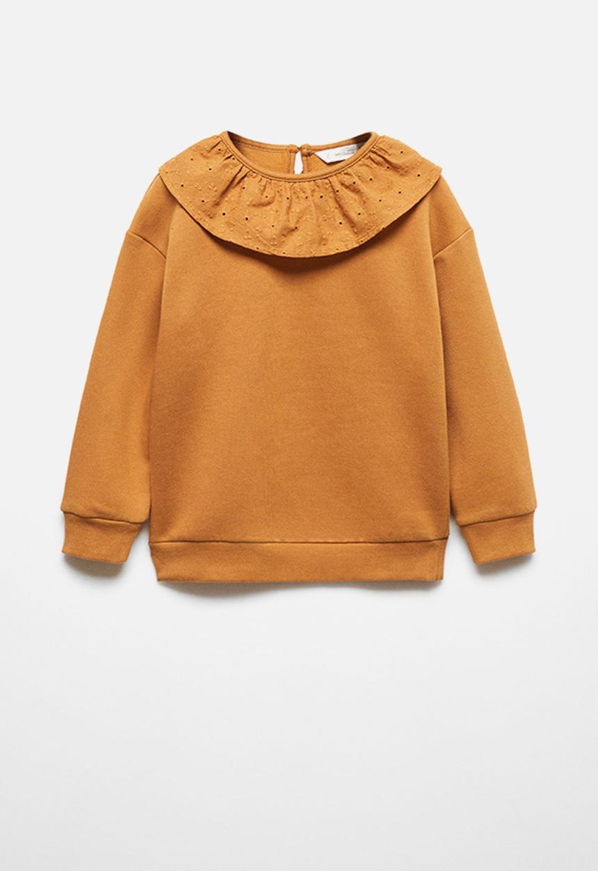MANGO - Sweatshirt olivia - ochre