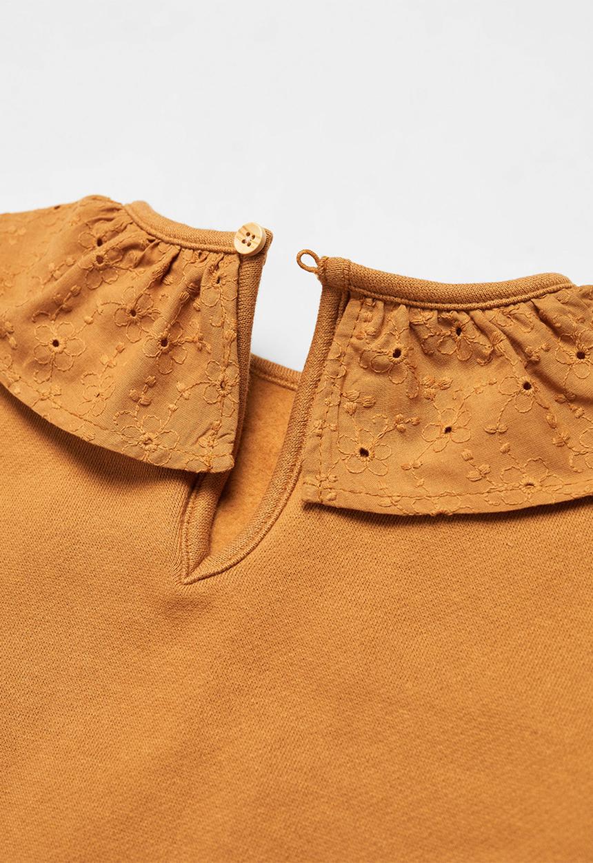 MANGO - Sweatshirt olivia - ochre