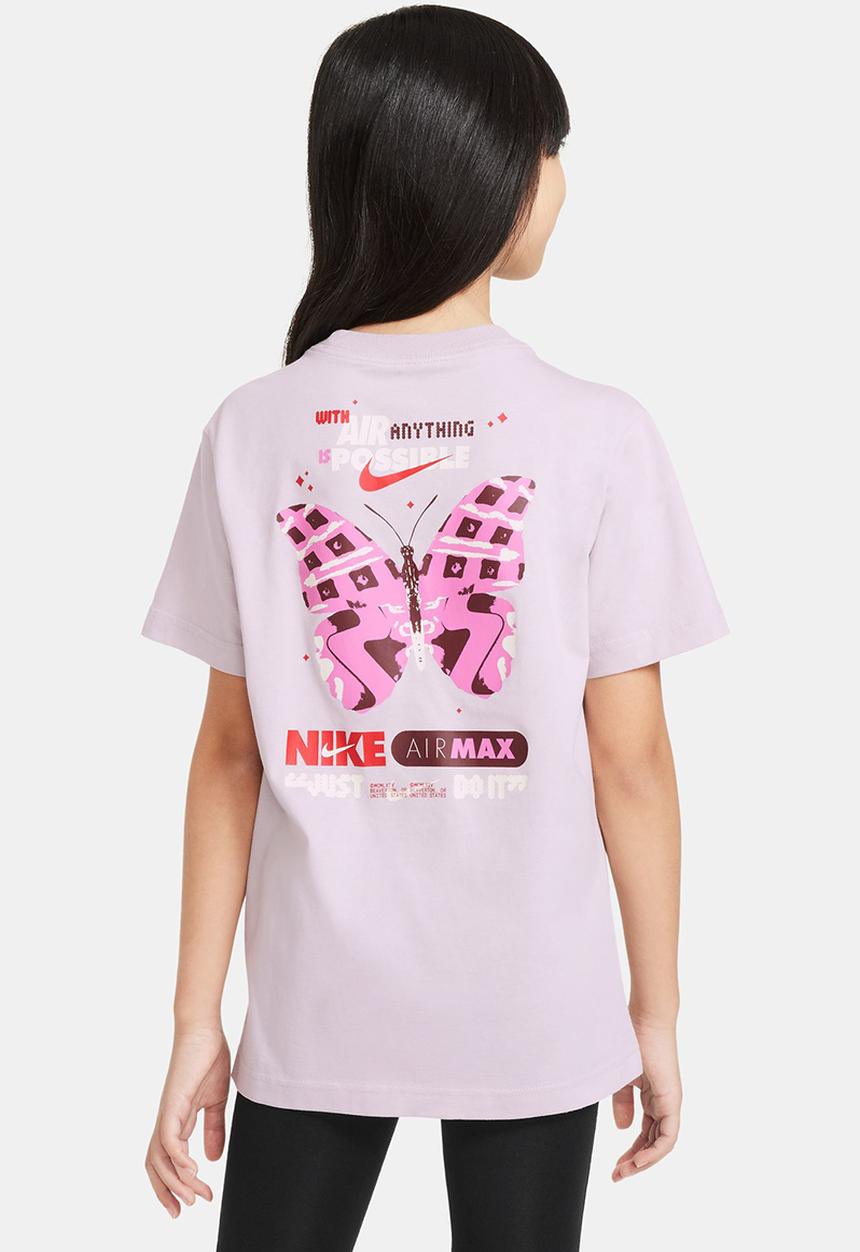Nike - G Nsw Tee Boy Max Butterfly - Platinum Violet