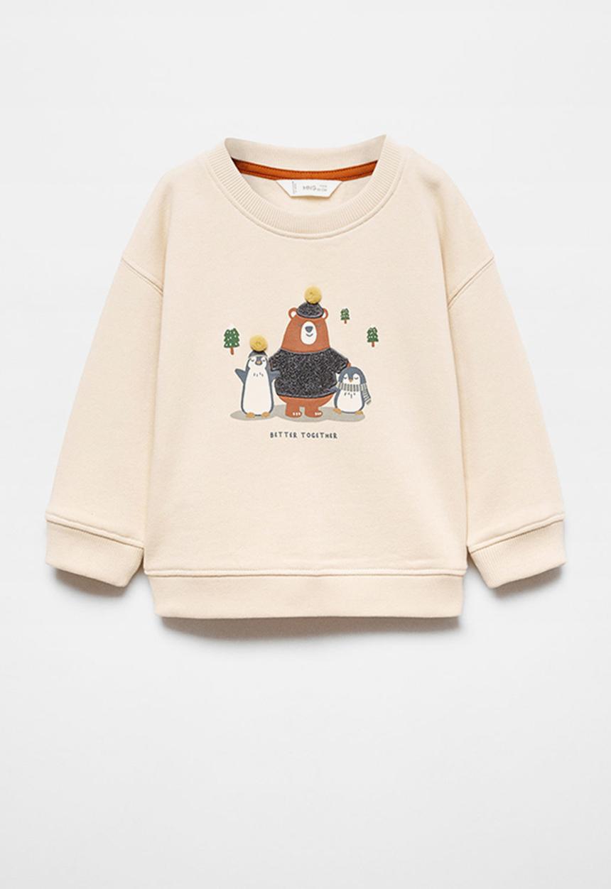 MANGO - Sweatshirt amiguis - sand