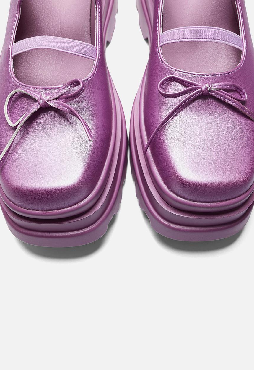 Koi Footwear - Snow doll trident mary jane - purple shine