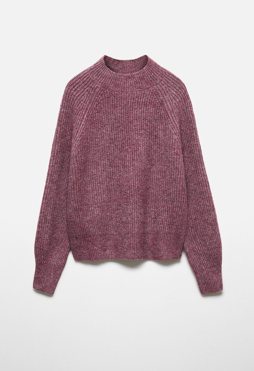MANGO - Sweater tessa - mauve