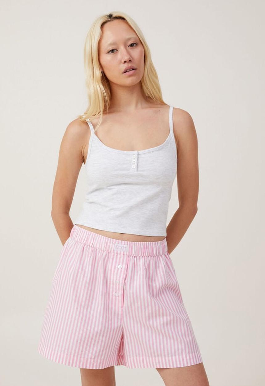 Cotton On - Boyfriend boxer short - lovers blush stripe