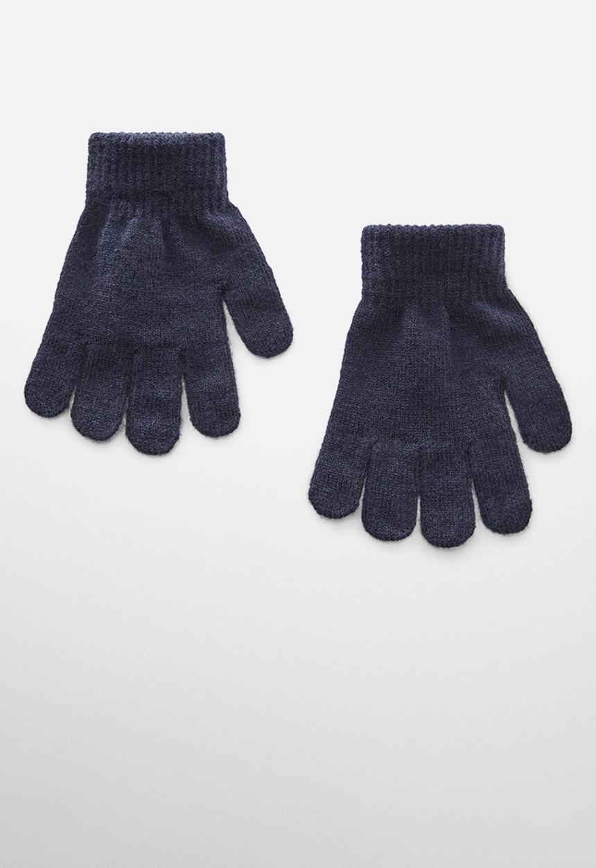 MANGO - Gloves glenng - navy