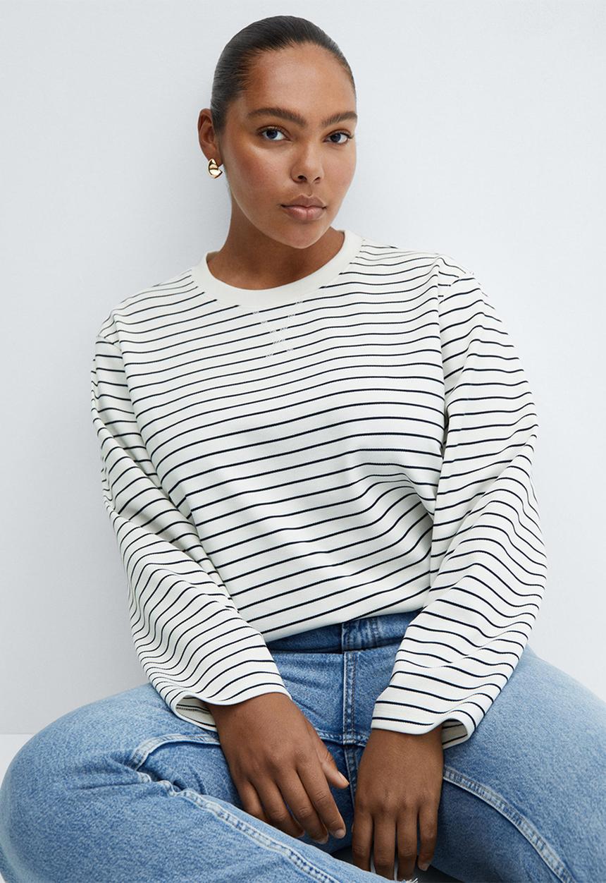 MANGO - Plus sweatshirt piraya - medium blue