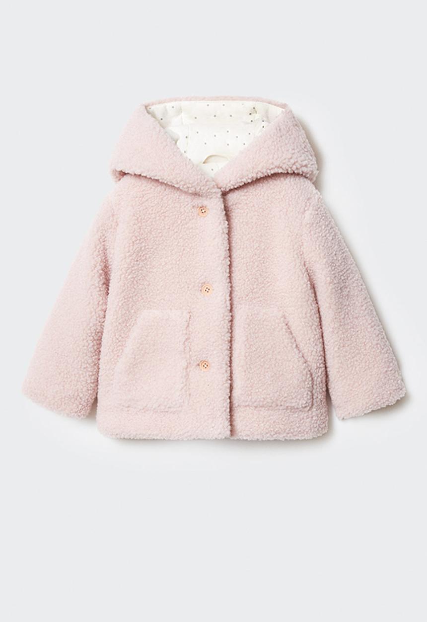 MANGO - Coat dolly - light pink