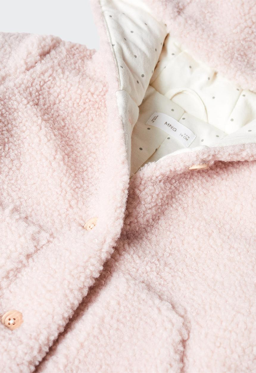 MANGO - Coat dolly - light pink