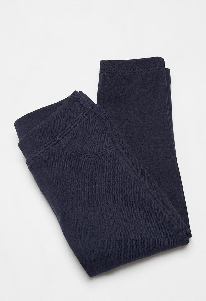 MANGO - Leggings terry - navy