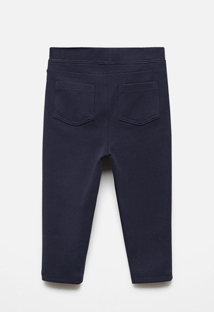MANGO - Leggings terry - navy