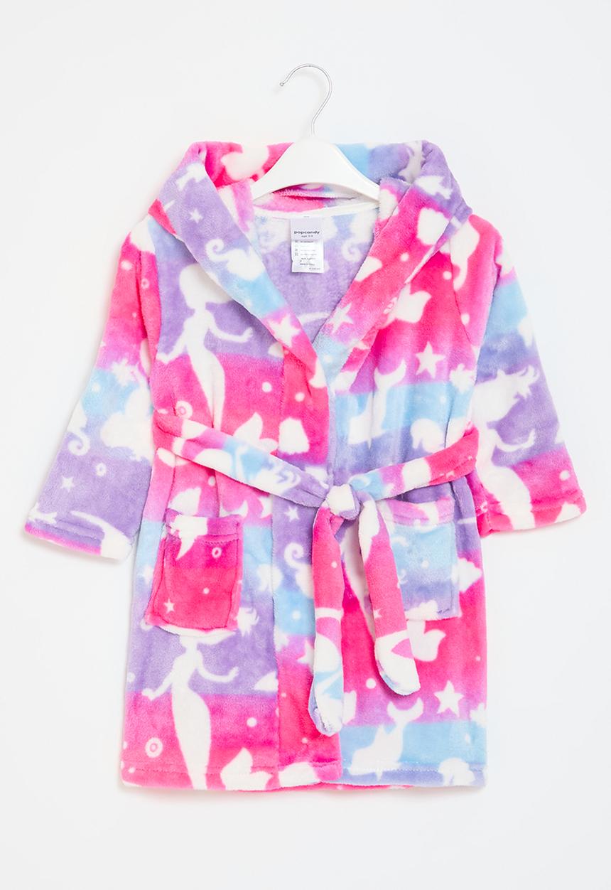 Pop Candy - Printed hooded nightgown-pink