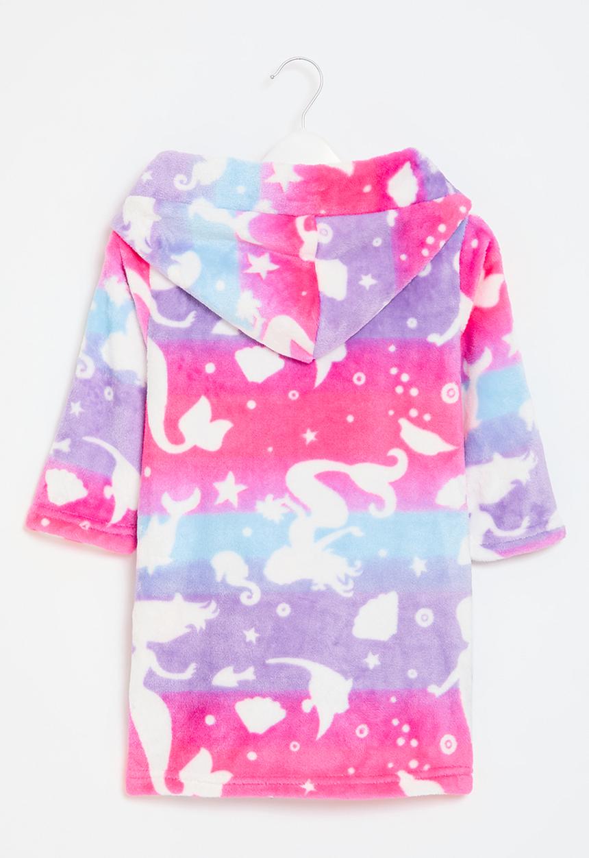 Pop Candy - Printed hooded nightgown-pink