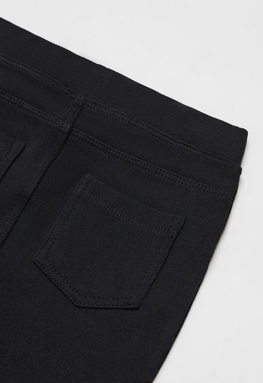 MANGO - Leggings terry - black