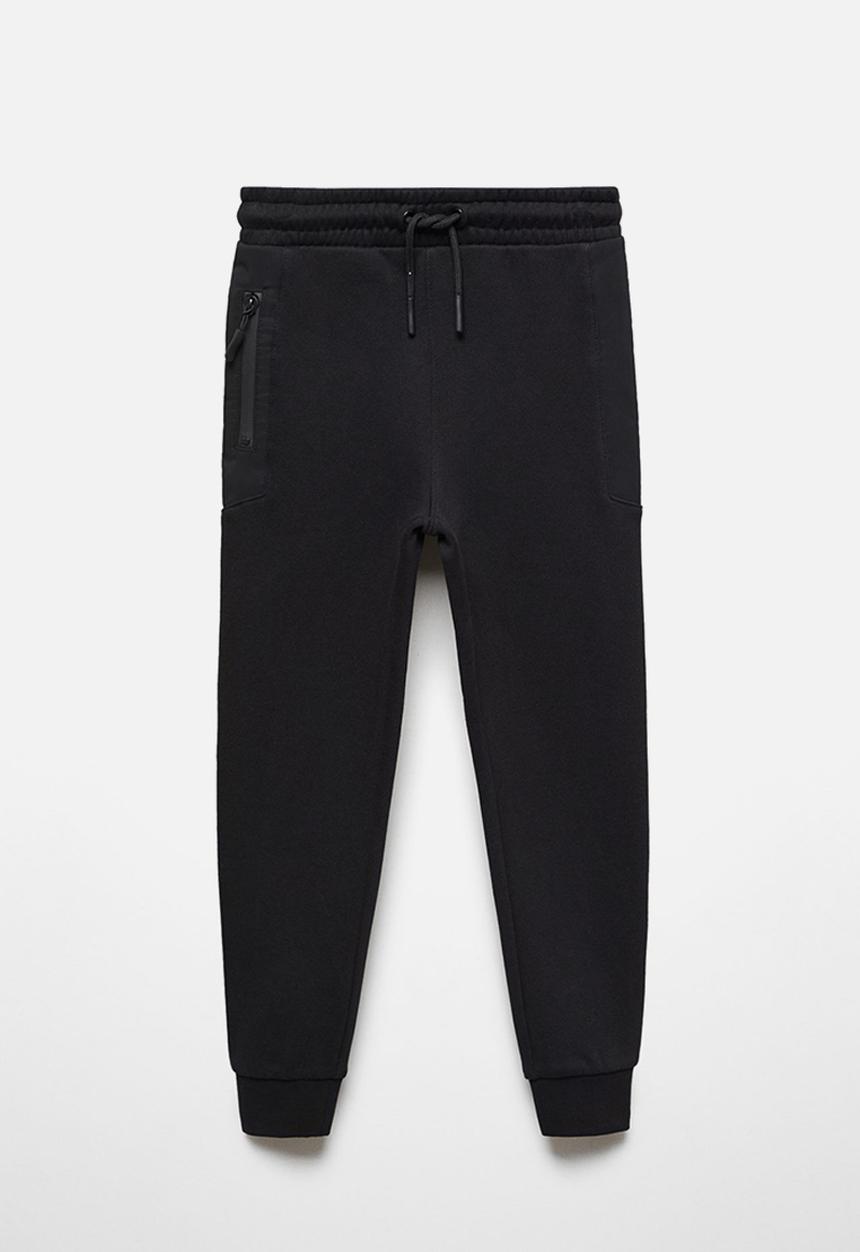 MANGO - Trousers otherp - black