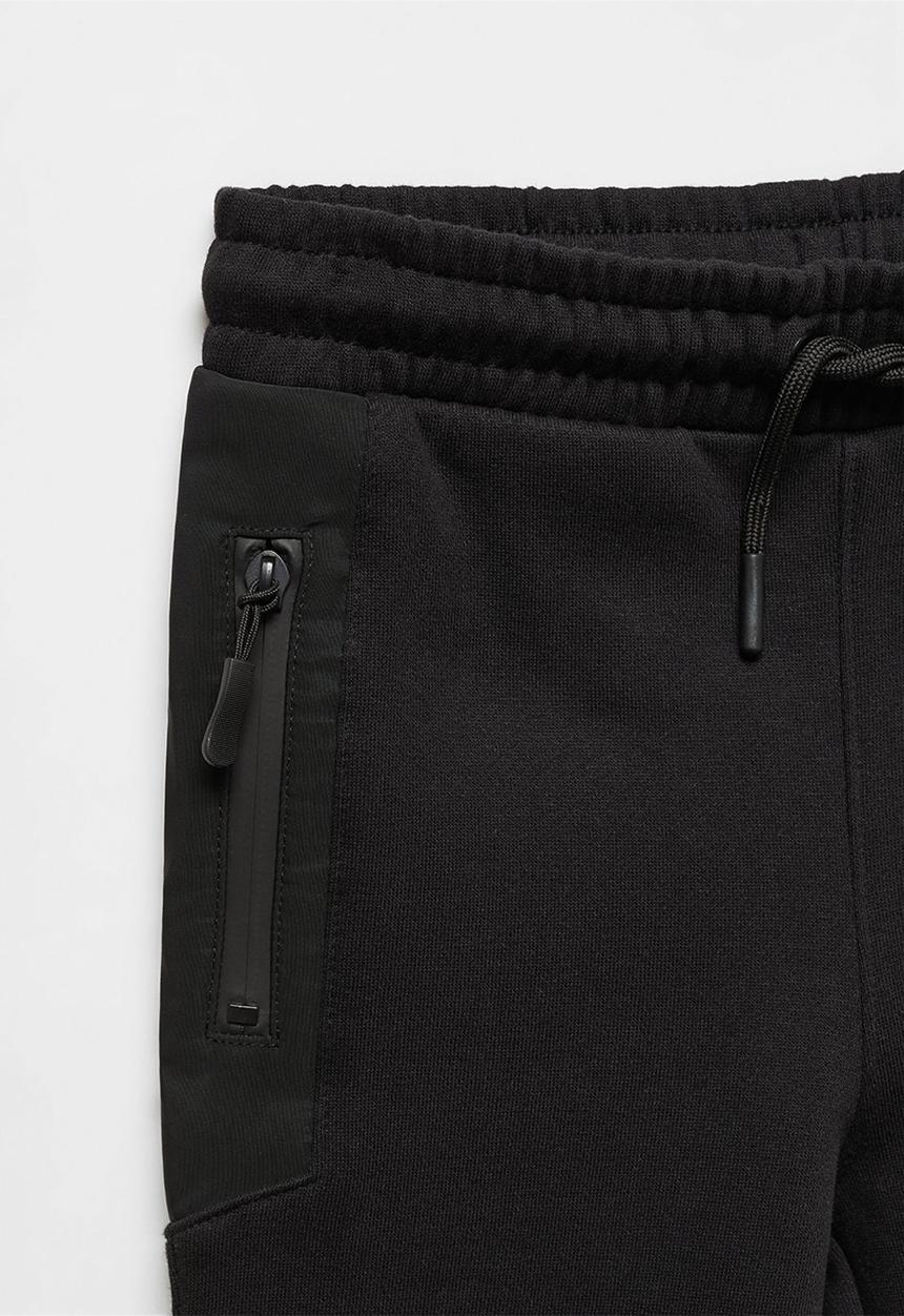 MANGO - Trousers otherp - black