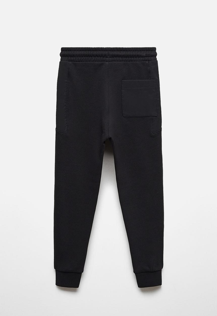 MANGO - Trousers otherp - black