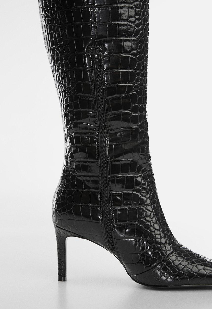 MANGO - Avatar over the knee boot - black
