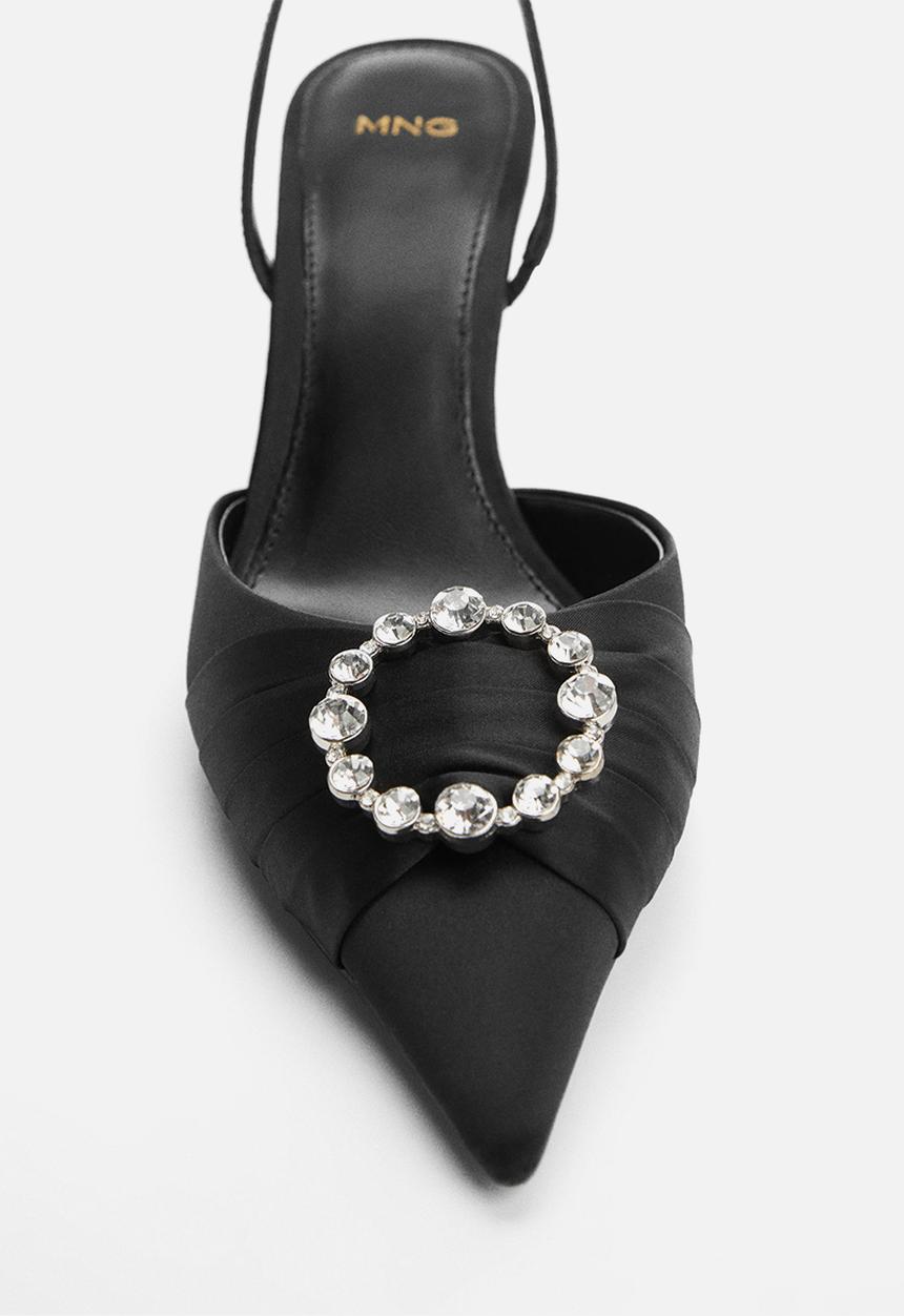 MANGO - Row-a slingback court - black
