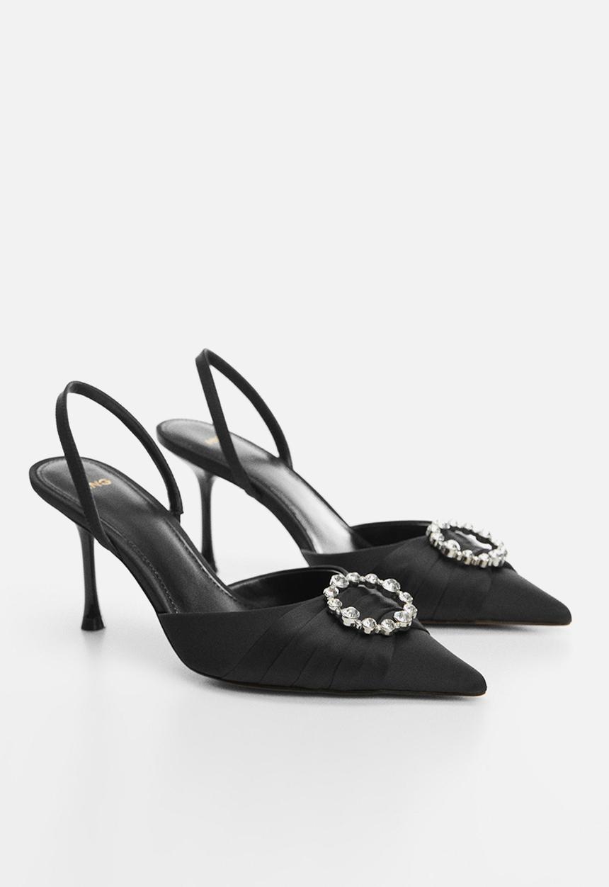 MANGO - Row-a slingback court - black