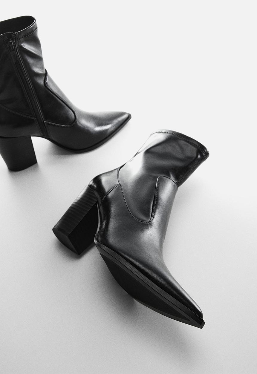 MANGO - Vora ankle boot - black