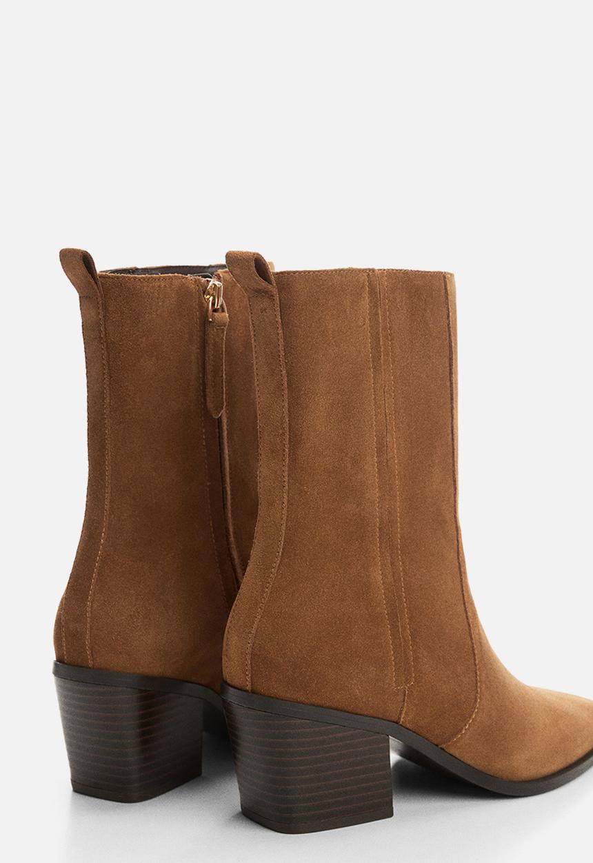 MANGO - Stretchy1 ankle boot - medium brown