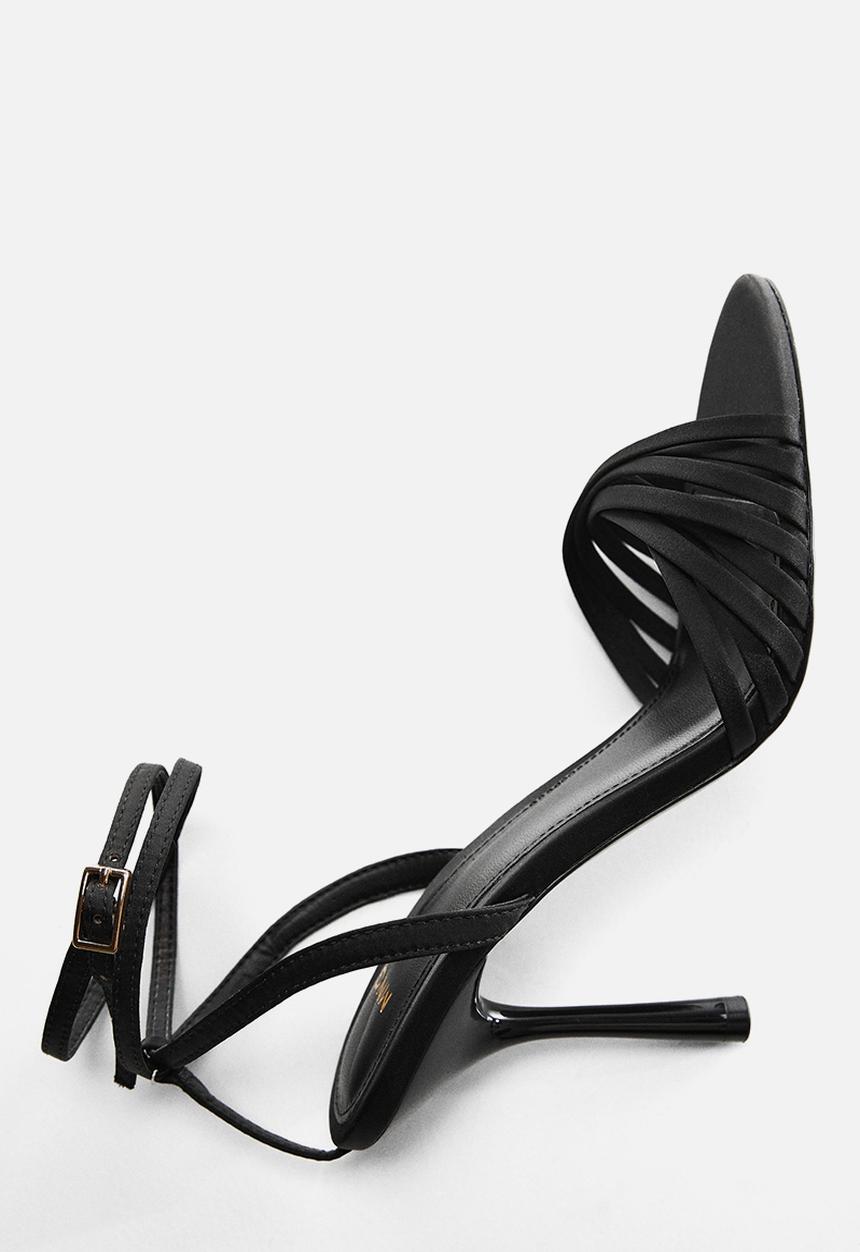 MANGO - Vicky stiletto sandal - black