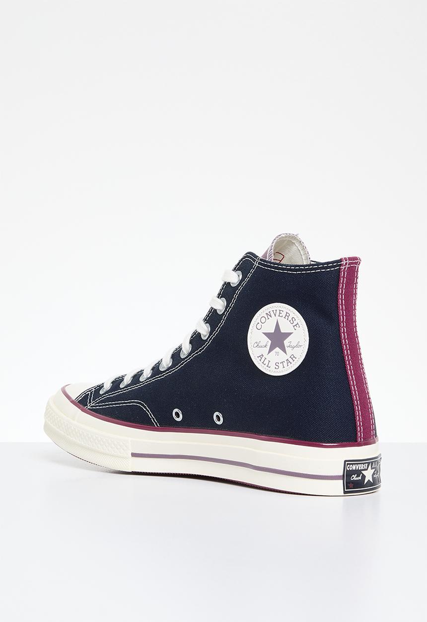 靴 converse chuck 70 plus hi obsidian Chuck 70 hi - Obsidian / legend berry / egret wordmark C