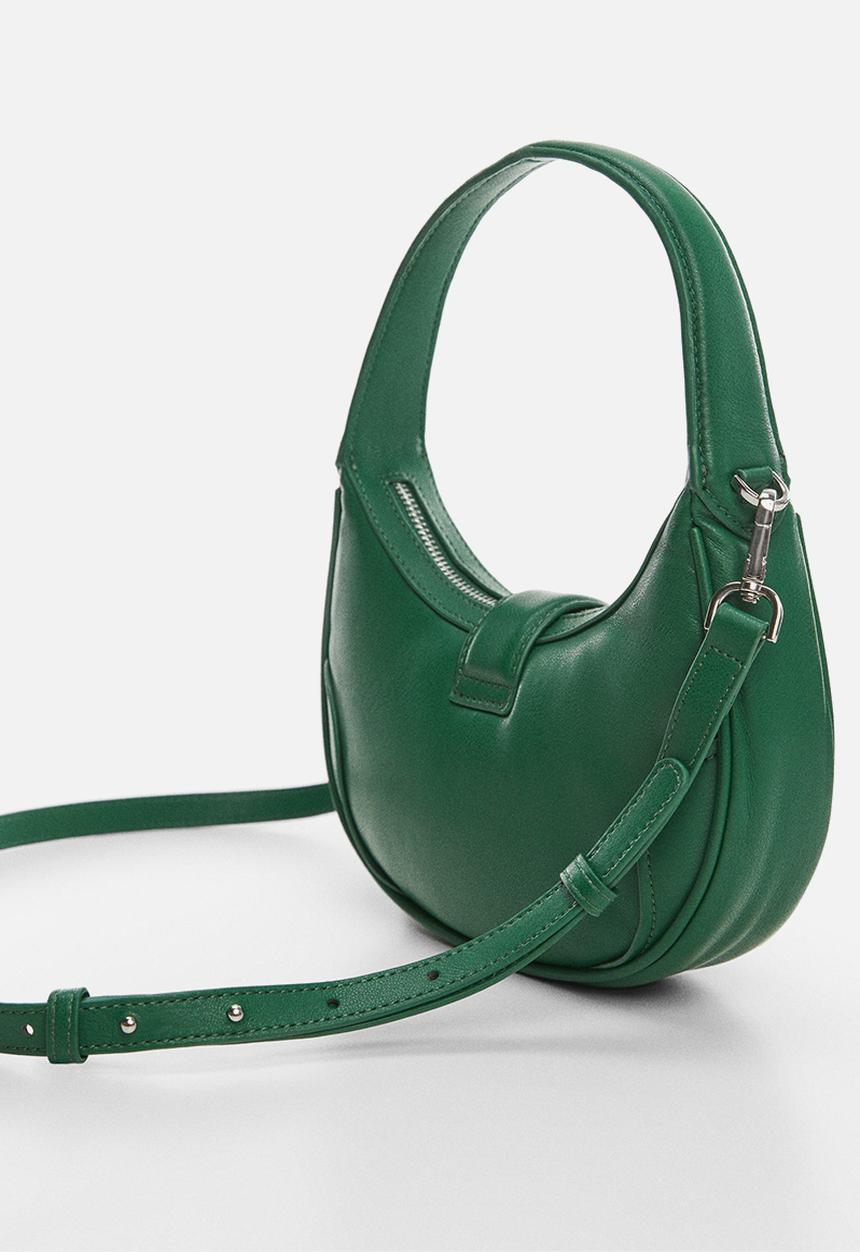 MANGO - Bag mch puffy - billiard green