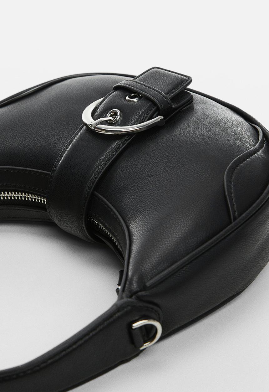 MANGO - Bag mch puffy - black