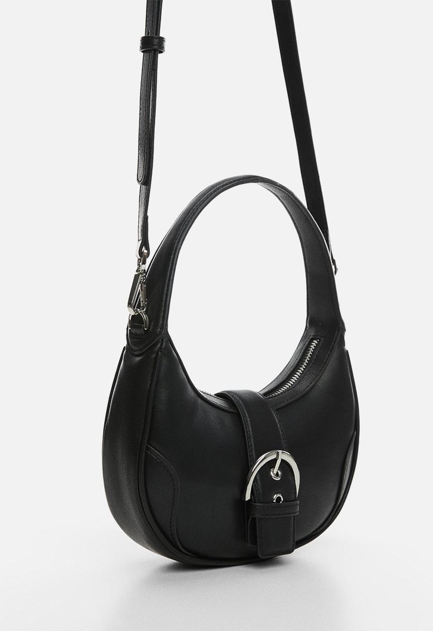 MANGO - Bag mch puffy - black
