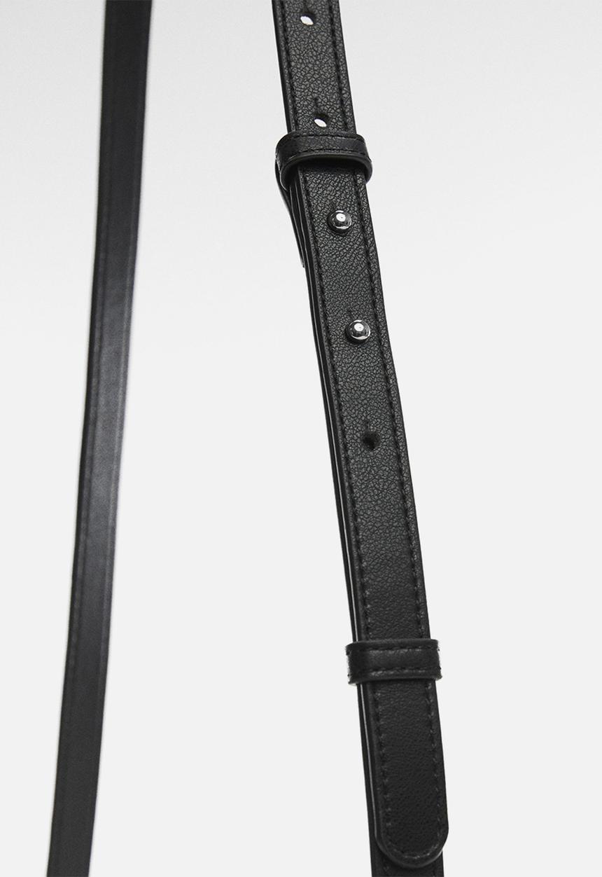 MANGO - Bag m puffy - black