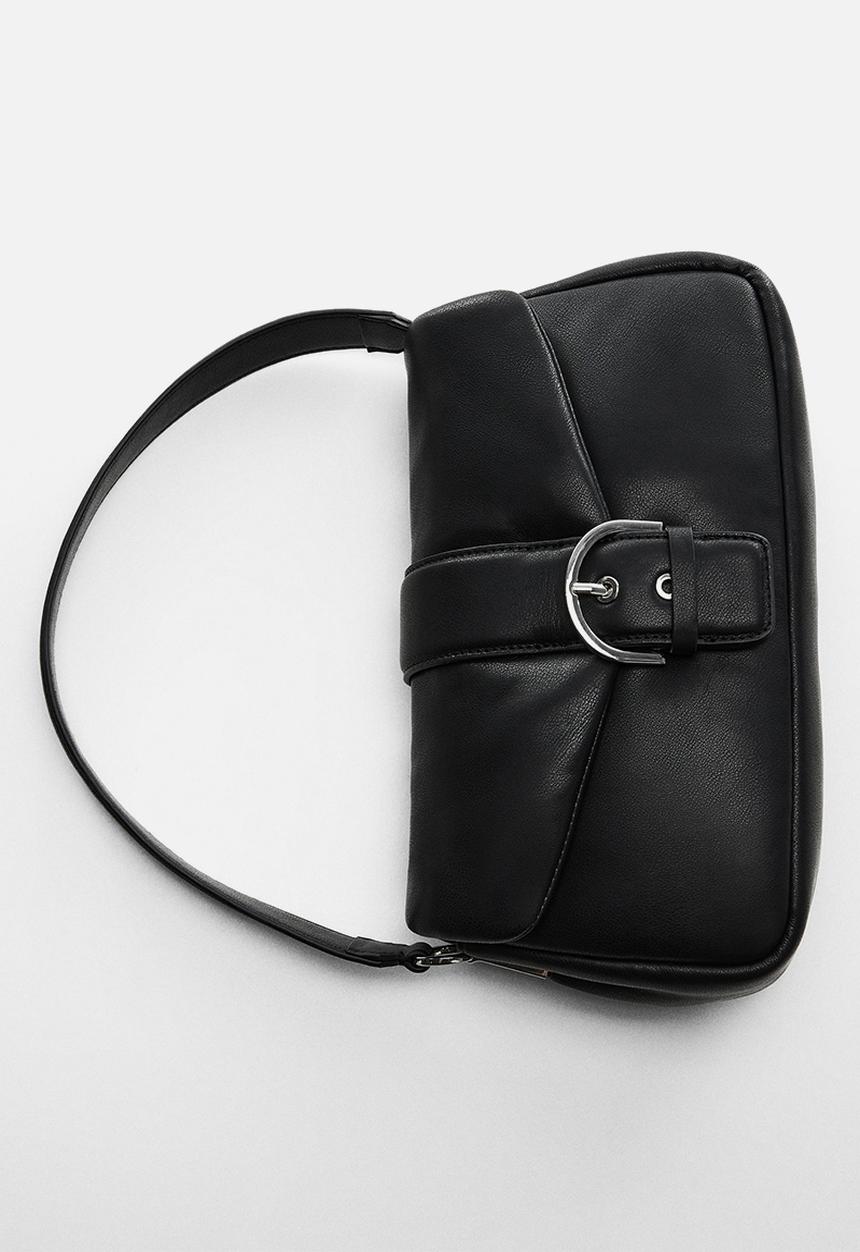 MANGO - Bag m puffy - black