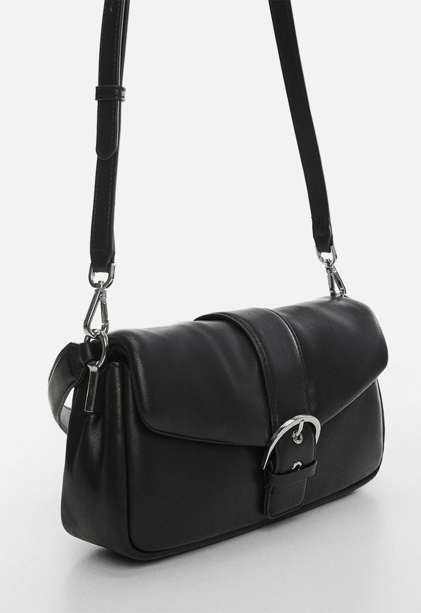 MANGO - Bag m puffy - black