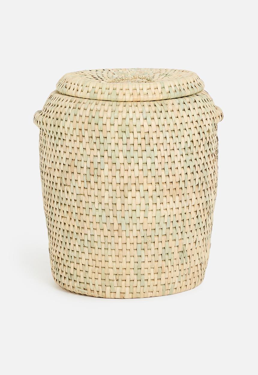 Grey Gardens - Tika laundry basket small - natural 