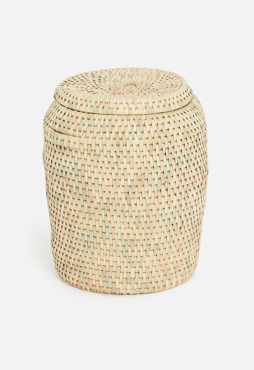 Grey Gardens - Tika laundry basket small - natural 
