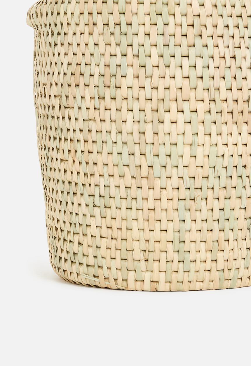 Grey Gardens - Tika laundry basket small - natural 