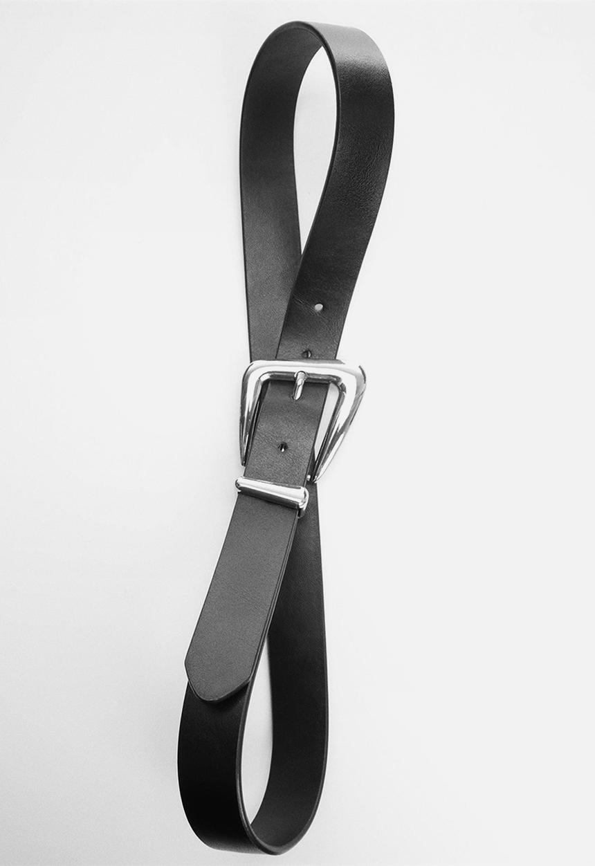 MANGO - Belt angulo - black