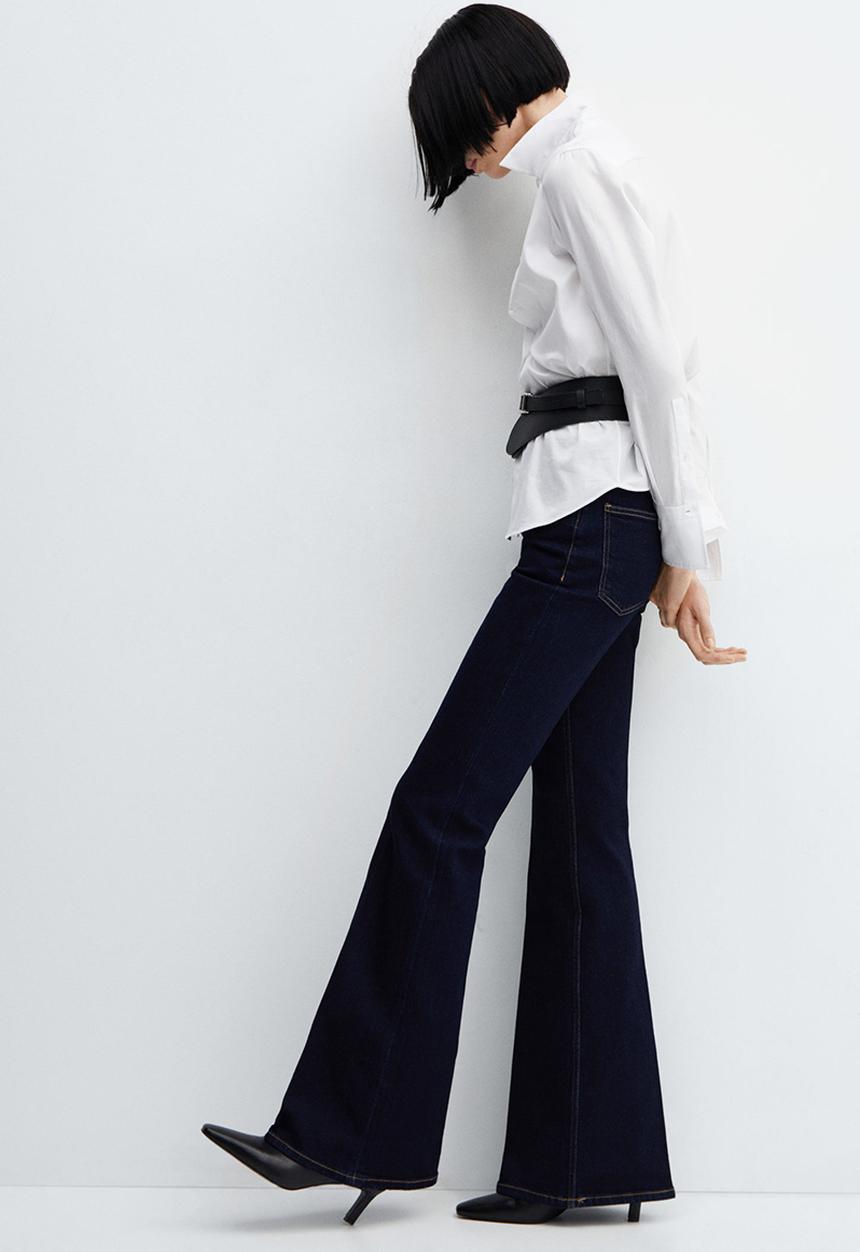 MANGO - Jeans violet - open blue