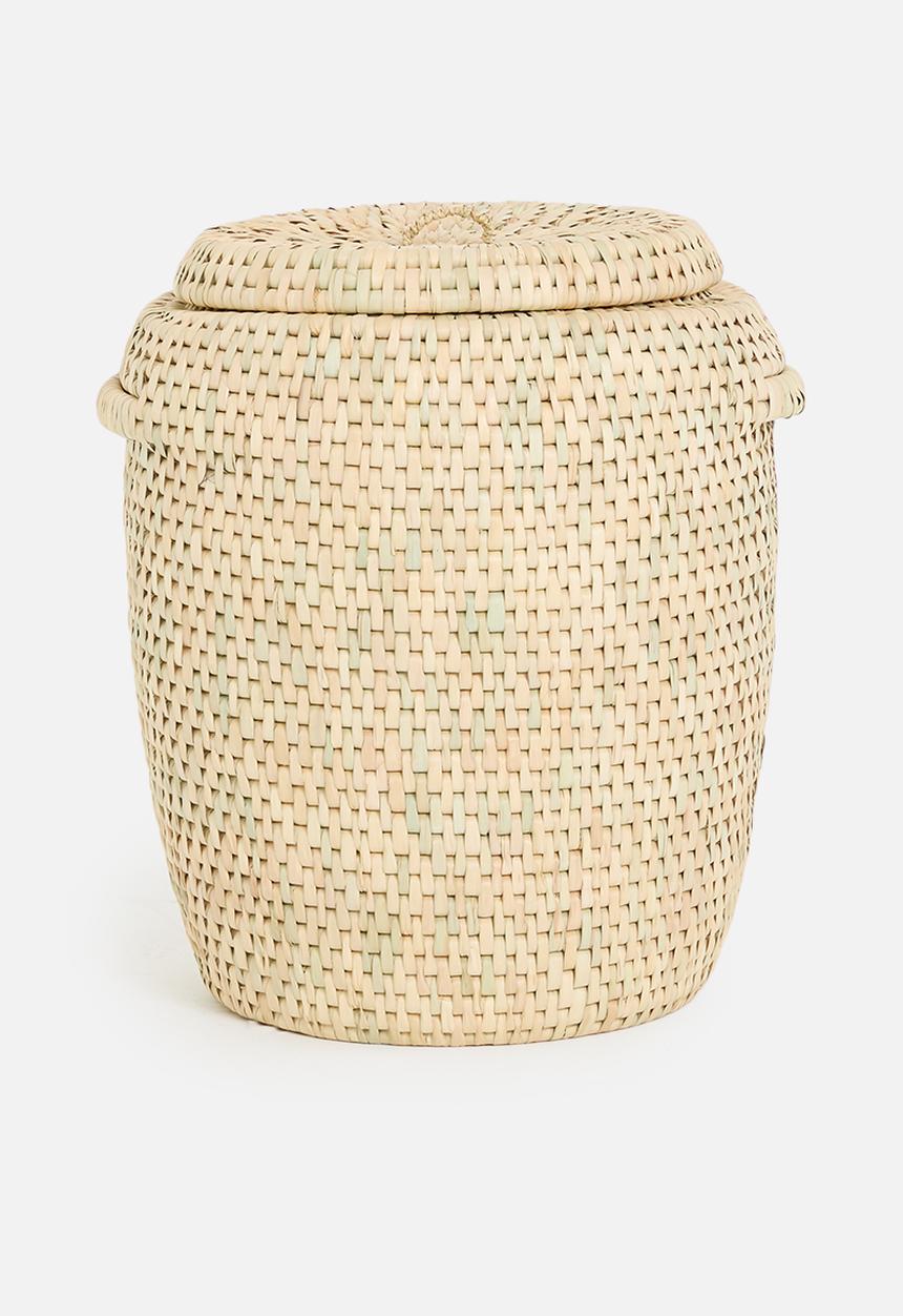 Grey Gardens - Tika laundry basket large - natural 