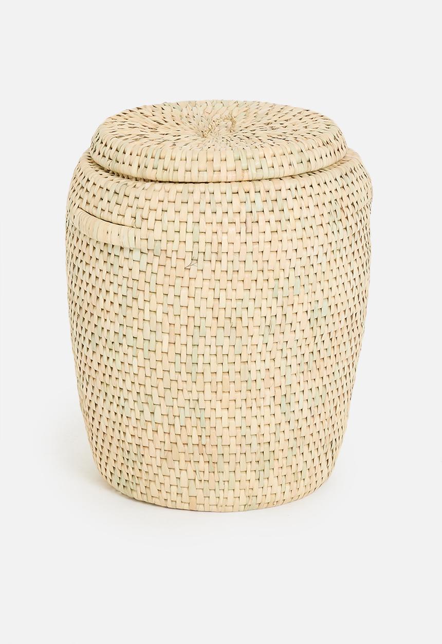 Grey Gardens - Tika laundry basket large - natural 