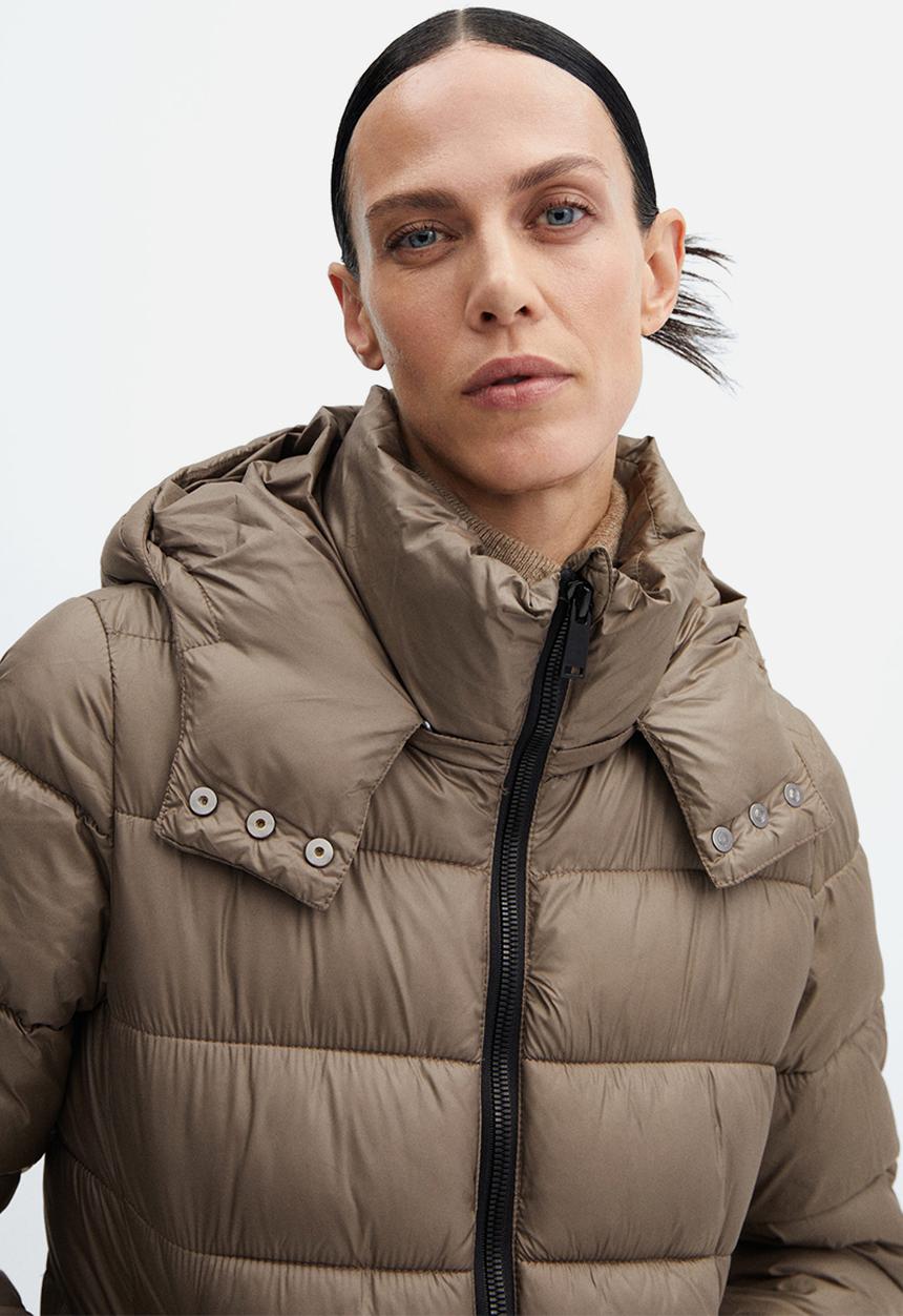 MANGO - Anorak bego - medium brown