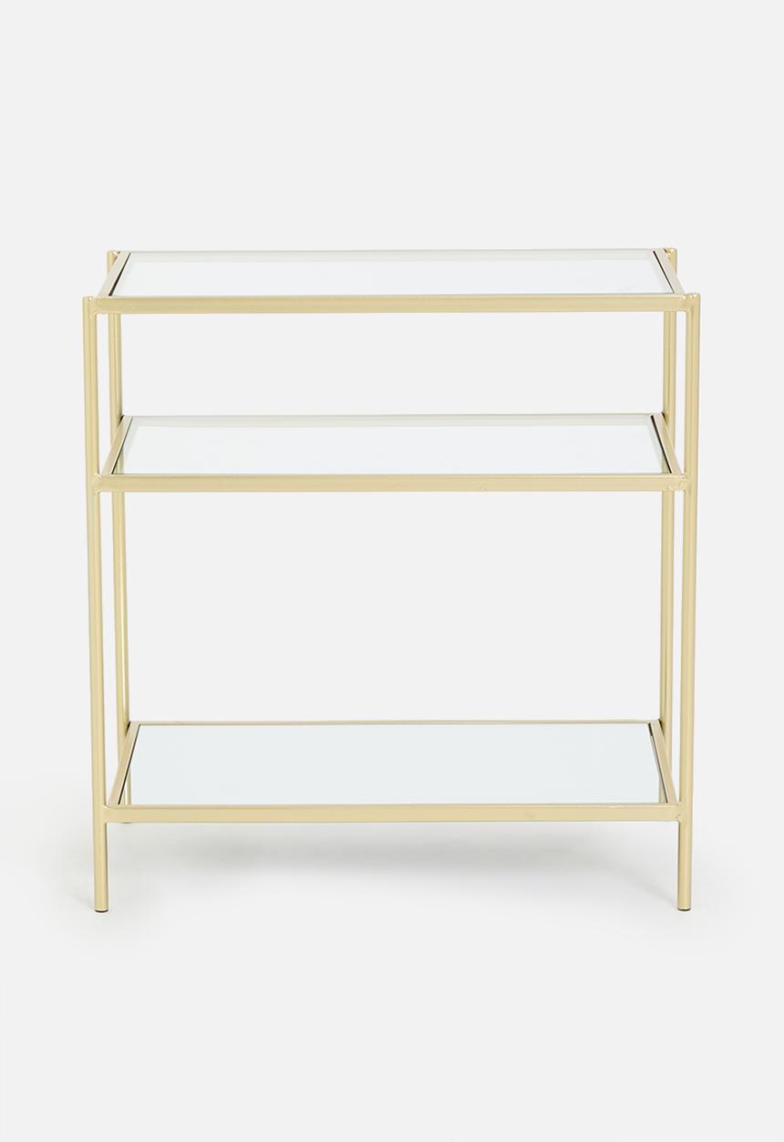 Sixth Floor - Sterling bedside table - gold