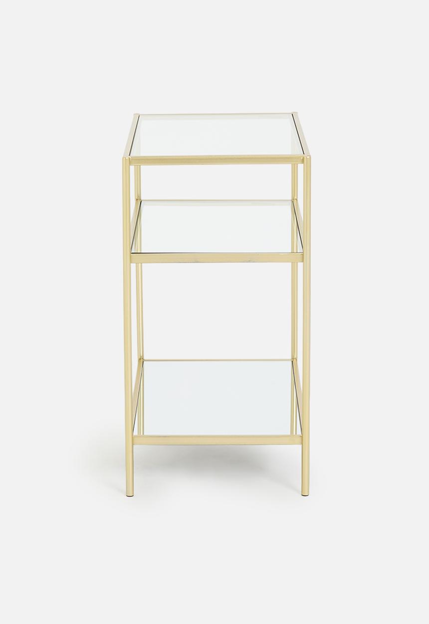 Sixth Floor - Sterling bedside table - gold
