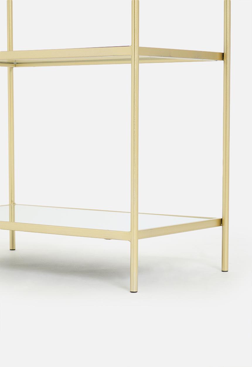 Sixth Floor - Sterling bedside table - gold