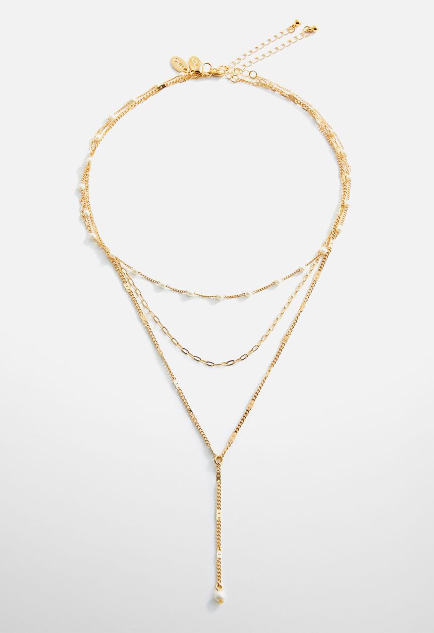 MANGO - Necklace chloe - gold
