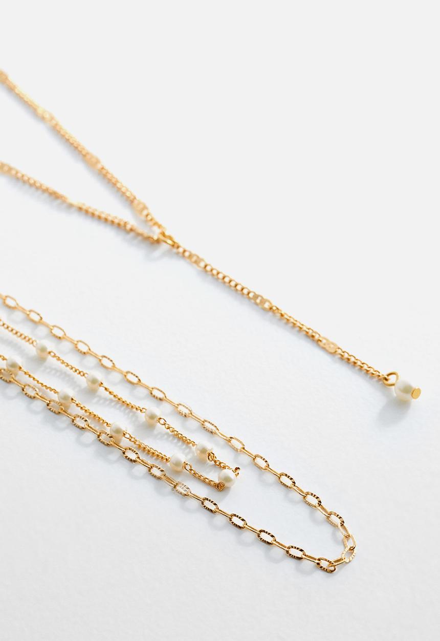 MANGO - Necklace chloe - gold