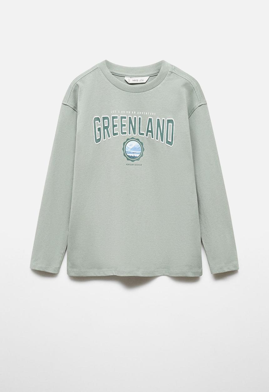 MANGO - T-shirt valley - turquoise