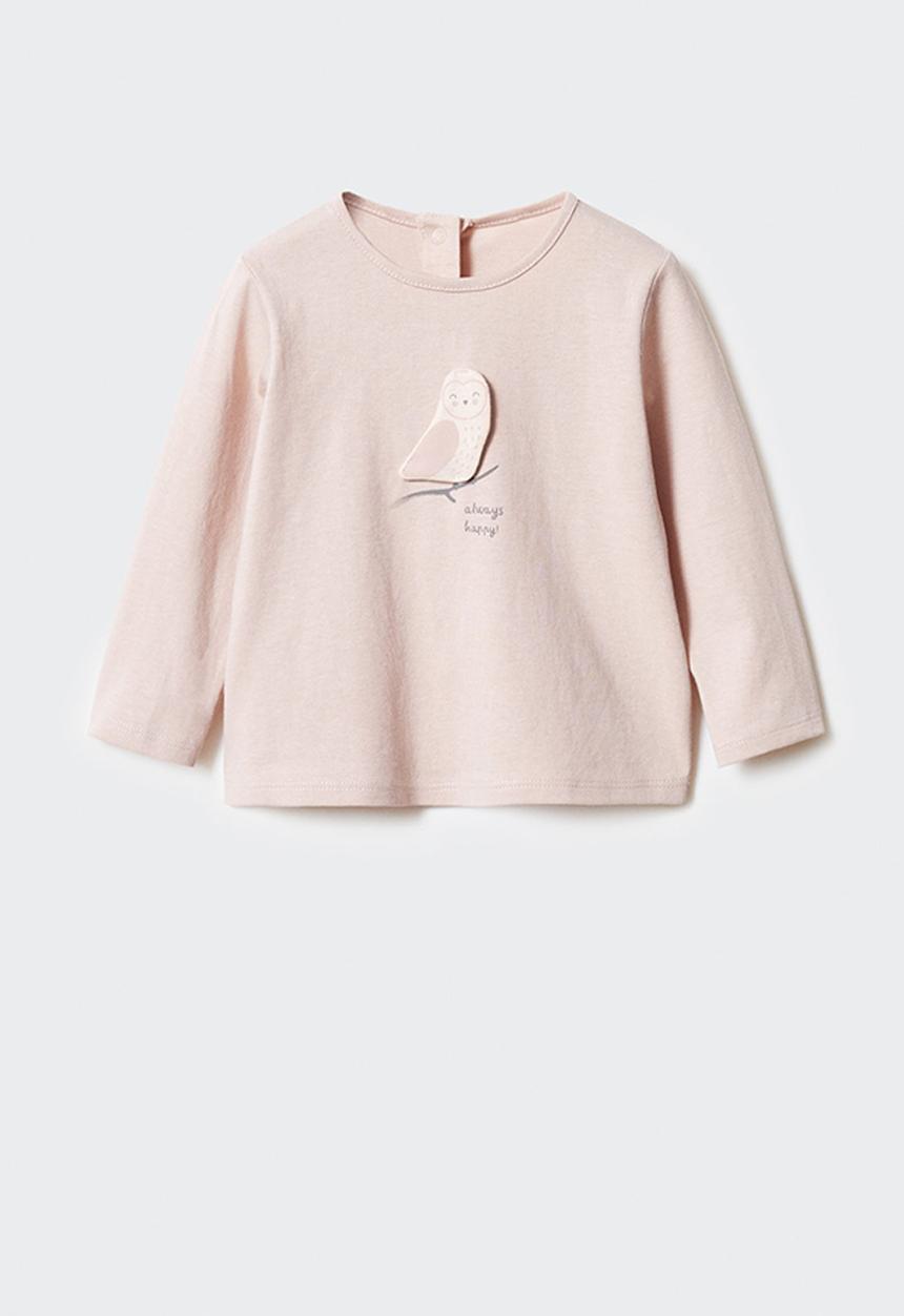 MANGO - T-shirt buho - pink