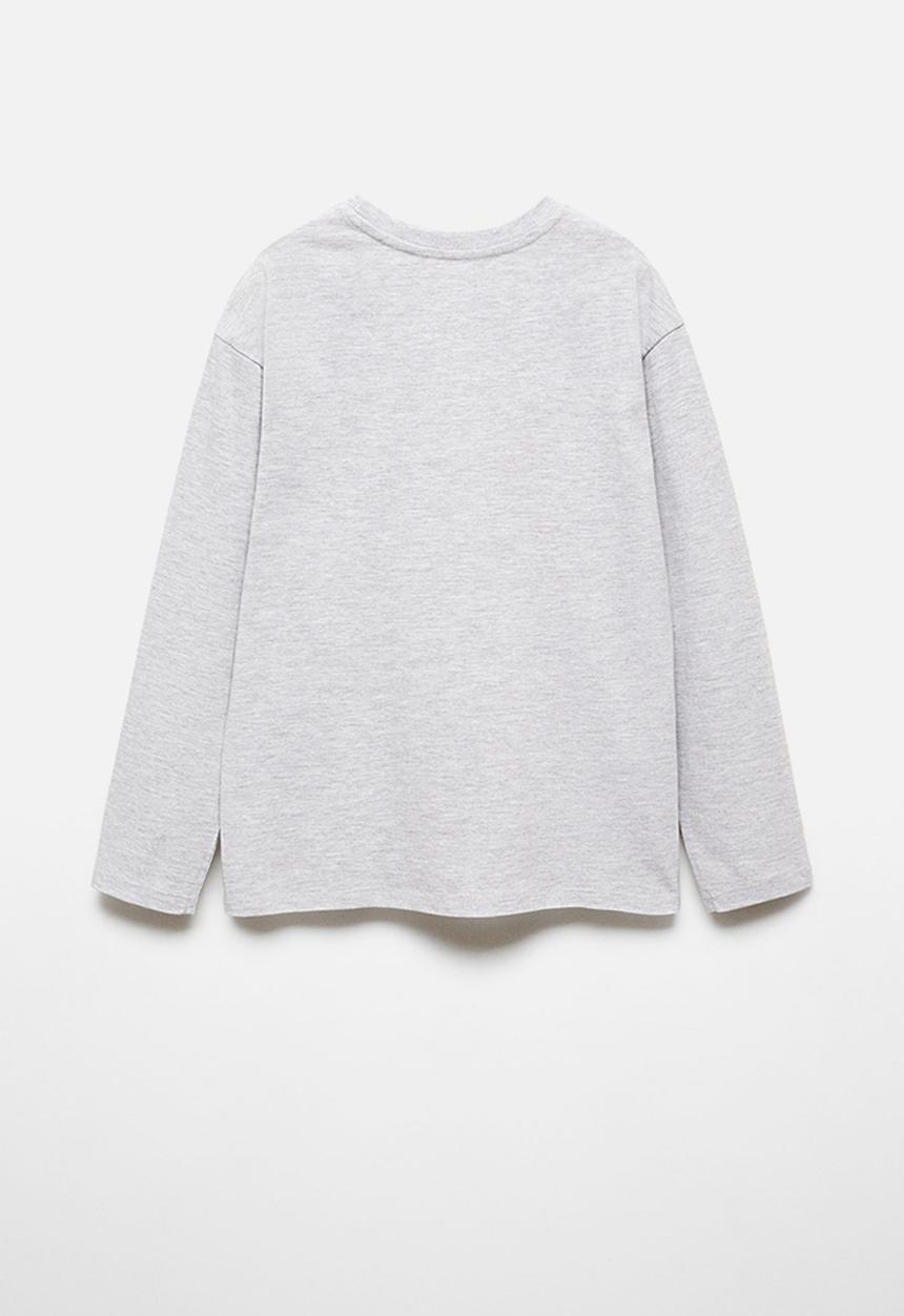 MANGO - T-shirt victory - medium grey